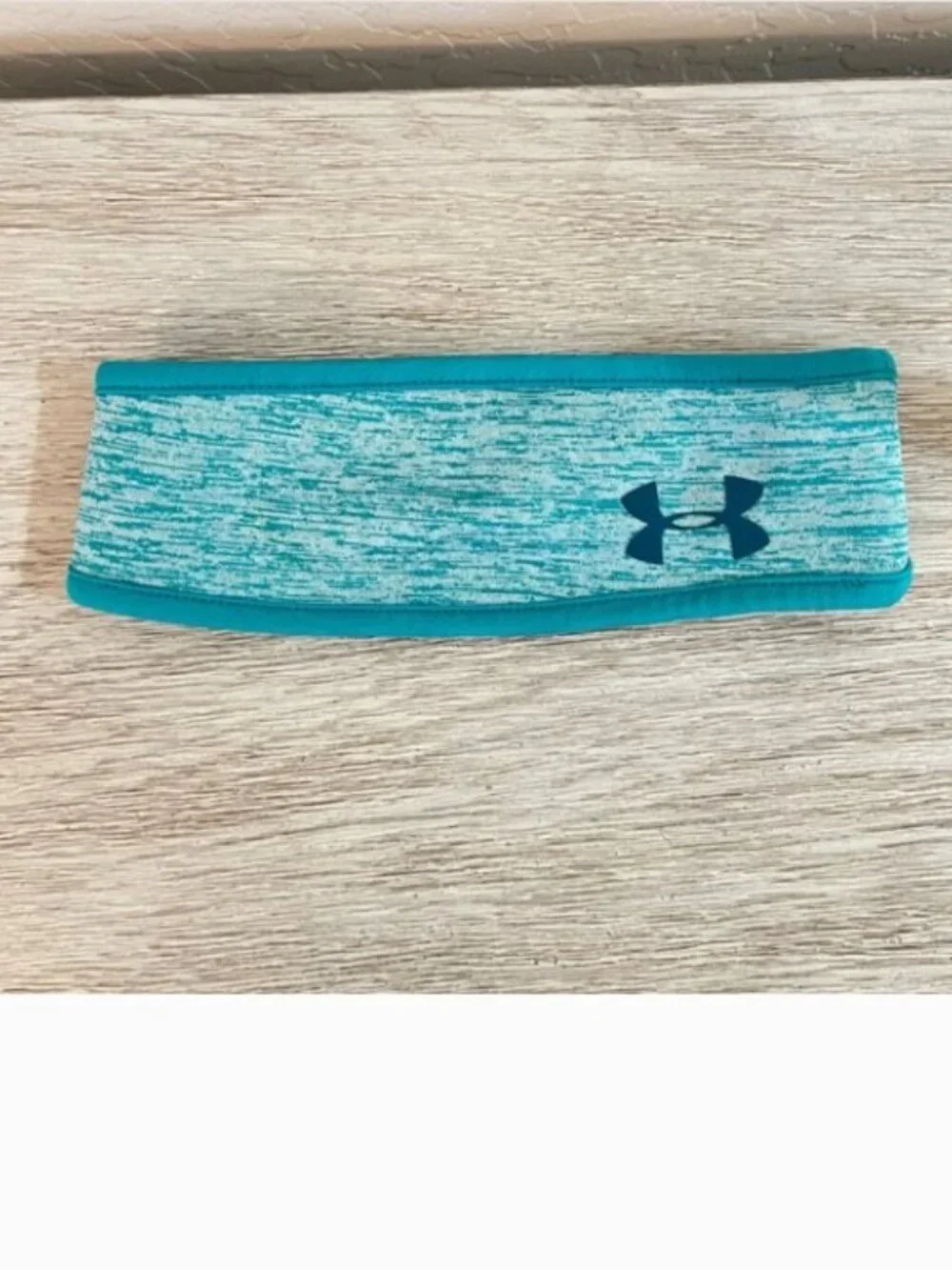 Under Armour Headband Teal Blue Green White